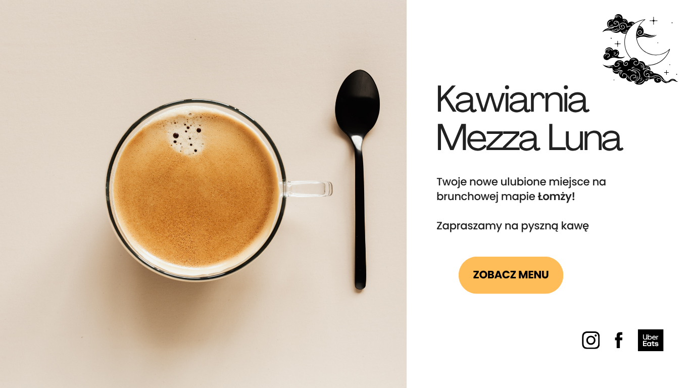 Strona restauracji Mezza Luna.